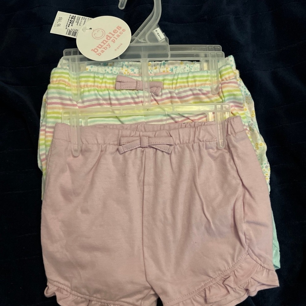 The Children’s Place-4 pack Girl’s Shorts Size 18-24M